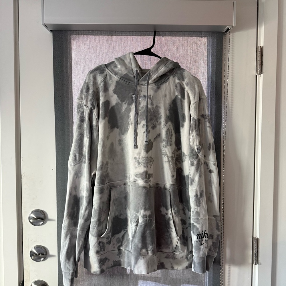 Nike Black and White Tie-Dye Men's Sweater